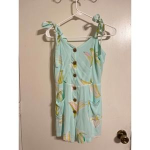 Lauren Conrad Button Front Romper - Size M - Women/ Teenagers